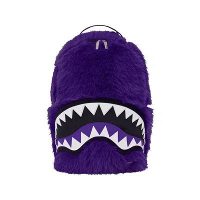 Pre-owned Sprayground Furzilla Shark Backpack 'purple' | Men's Size Onesize