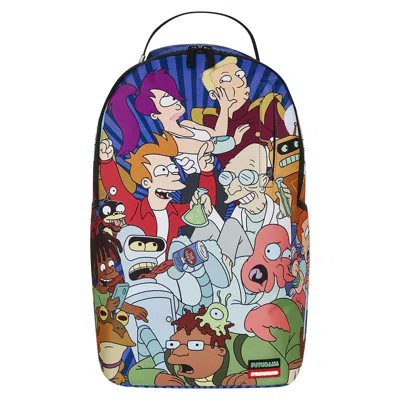 Pre-owned Sprayground Futurama Planet Crew Pack Dlxr Backpack 'multicolor' | Multi-color | Men's Size Onesize