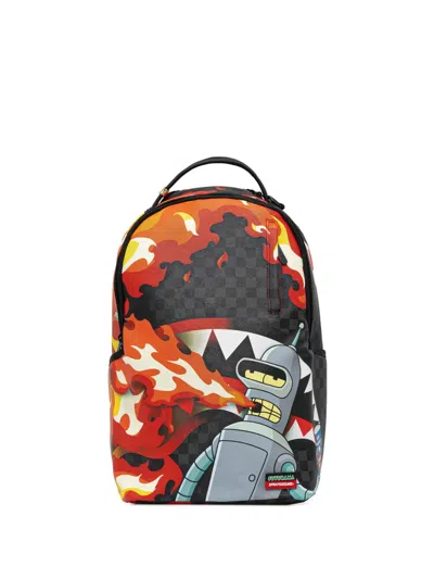 Sprayground Futurama-print Backpack In Multi