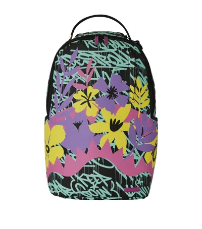 Sprayground Garden Glamour Street Art Backpack In Blue