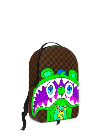 Sprayground Gary Checkered Backpack In Blue