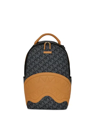 Sprayground Geometric-pattern Backpack In Black
