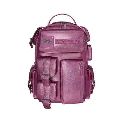Pre-owned Sprayground Glitter & Grit Dlx Trooper Backpack 'multicolor' | Multi-color | Men's Size Onesize