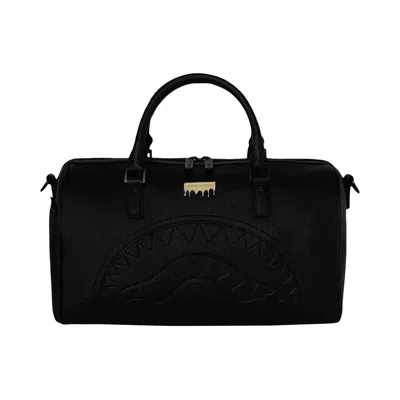 Pre-owned Sprayground Gold Brick Drop Mini Duffle Bag 'black/gold' | Men's Size Onesize