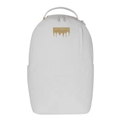 Pre-owned Sprayground Gold Brick Luxe White Backpack 'multicolor' | Multi-color | Men's Size Onesize