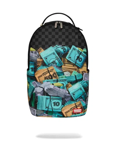Sprayground Gold Floral Remix Backpack Unisex Black Gold Vibrant Floral Spr232