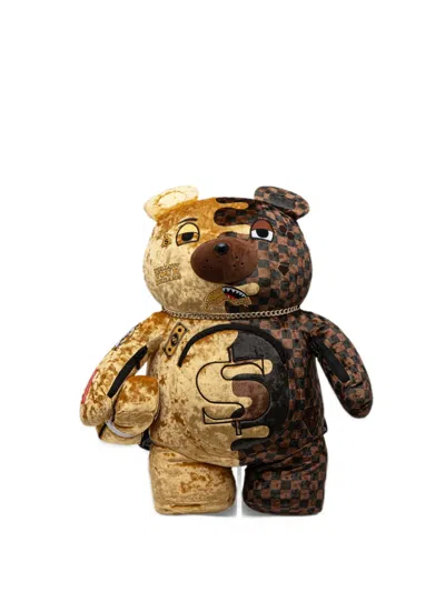 Sprayground Golden Dynasty Moneybear Backpack In Multi