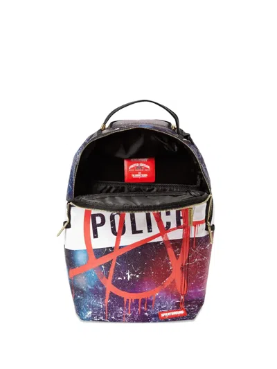 Sprayground Graffiti-print Backpack In Black
