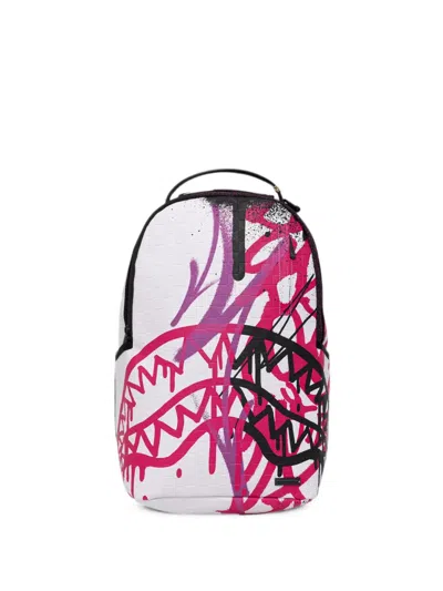 Sprayground Graffiti-print Woven Backpack In Multi