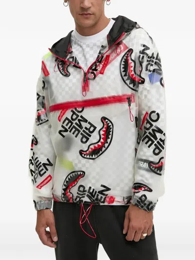Sprayground Graphic-print Hoodie In White