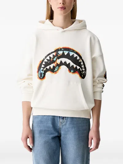 Sprayground Graphic-print Hoodie In Neutral