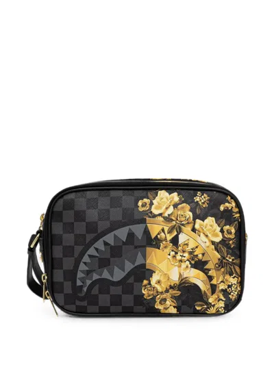 Sprayground Graphic-print Make-up Bag In Black