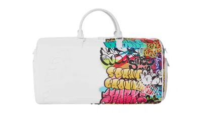 Pre-owned Sprayground Half Graff Duffle In Multi