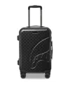 Sprayground Half Spritz Black/grey Check Carry-on Luggage In Multi