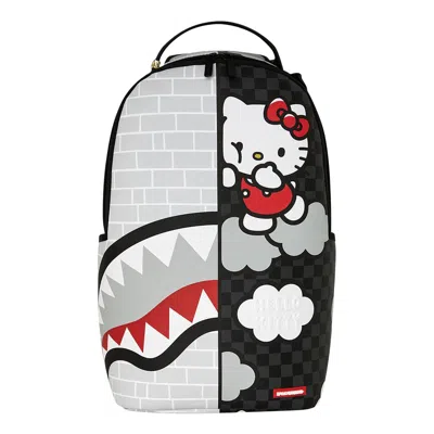 Pre-owned Sprayground Hello Kitty Brick Wall Split Backpack 'multicolor' | Multi-color | Men's Size Onesize