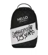 Sprayground Hello My Name Is Anniversary Backpack In Black