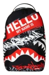 Sprayground Hello My Name Is Graffiti Backpack In Pattern