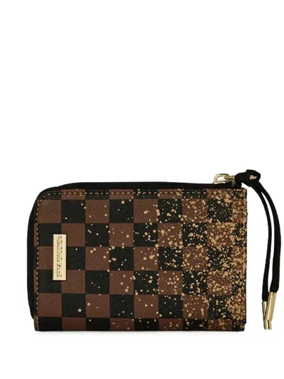 Sprayground Henny Spritz Shark-embossed Wallet In Brown