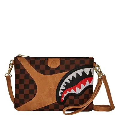 Sprayground Hennyville Clutch In Brown