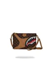 Sprayground Hennyville Crossover Clutch In Brown