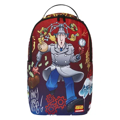 Pre-owned Sprayground Inspector Gadget Busy Life Backpack 'multicolor' | Multi-color | Men's Size Onesize