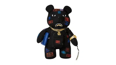Pre-owned Sprayground James First Class I Got These Stamps Moneybear Backpack In Multi