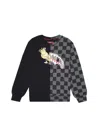 Sprayground Astromane Mini Split Crewneck Sweatshirt In Multi