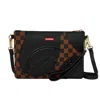 Sprayground Jetstream Embossed Check Clutch Bag In Multi
