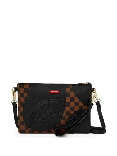 Sprayground Jetstream Embossed Check Clutch Bag In Multi
