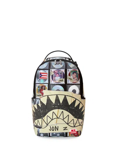 Sprayground Kids' Jon Z Album Collection Backpack In Multi