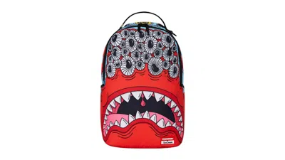 Pre-owned Sprayground Jorge Rodriguez The Artist Collab Blinky Shark Backpack In Multi