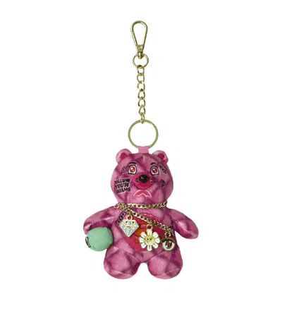 Sprayground Kawaii Cutie Bear Keyring In Pink