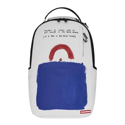 Pre-owned Sprayground Keith Haring Big Blue Purse Art Backpack 'multicolor' | Multi-color | Men's Size Onesize