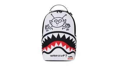 Pre-owned Sprayground Keith Haring Whassup Alien Dlx Backpack In Multi