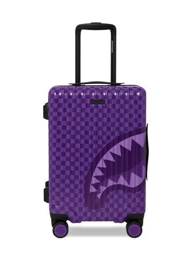 Sprayground Kid All Systems Go Luggage In Purple