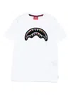 Sprayground Kid Appliqué-detail T-shirt In White