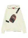 Sprayground Kid Bag-print Hoodie In White