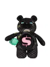 Sprayground Kid Check-pattern Backpack In 黑色
