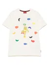 Sprayground Kid Climbing Bear T-shirt In Neutrals