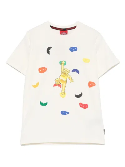 Sprayground Kid Kids' Climbing Bear T-shirt In Neutrals