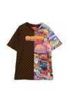 Sprayground Kid Graffiti-print T-shirt In Multi