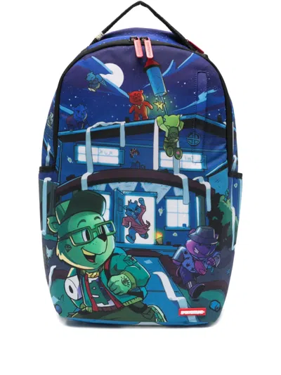 Sprayground Kid Kids' Graphic-print Backpack In Multi