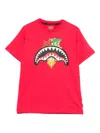 Sprayground Kid Graphic-print T-shirt In Red