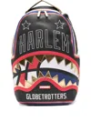 Sprayground Kid Harlem Globetrotters Backpack In Black
