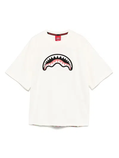 Sprayground Kid Kids' Insane City T-shirt In Neutrals