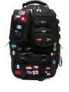 Sprayground Kid James Flags Backpack In Black