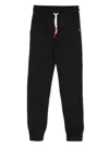 Sprayground Kid Logo-print Cotton Track Pants In Black