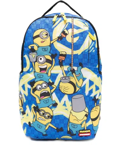 Sprayground Kid Kids' Minions Backpack In Blue