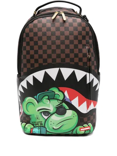 Sprayground Kid Kids' Money Grump Backpack In Brown