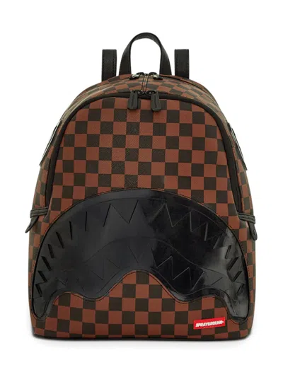 Sprayground Kid Kids' Monster-patch Backpack In 褐色